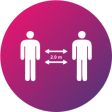 Distance-Safety-Icon