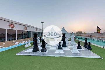 club house at rann utsav tent