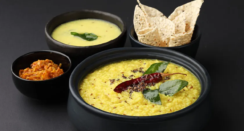 Khichdi and kadhi is the ultimate Gujarati comfort meal